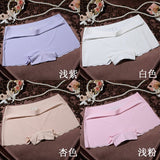 2019 New Arrival 4Pcs Sexy Seamless Women Briefs Underwear Ice Silk Comfortable Woman Panties Solid Color