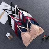 Female Summer Wire Free Women Seamless Bra Lace Y Shape Strap Lingerie Brassiere Convertible Padded Bras Lingerie For Womens