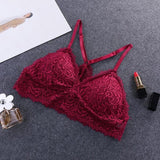 Female Summer Wire Free Women Seamless Bra Lace Y Shape Strap Lingerie Brassiere Convertible Padded Bras Lingerie For Womens
