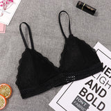 1/2PCS French Style Bralette Seamless Deep V Lace Bra Wireless Thin Underwear Sexy Lingerie Soft Bras For Women Hot