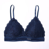 1/2PCS French Style Bralette Seamless Deep V Lace Bra Wireless Thin Underwear Sexy Lingerie Soft Bras For Women Hot