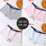Rusanranz 4PCS Stripped Women Underwear Cotton Sexy Girls Panties Briefs Intimates Lingerie For Women Fashion Designs
