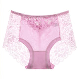 Sexy Lace Panties Women Underwear Briefs Nylon Silk for Ladies Bikini Transparent Lingerie M L XL XXL XXXL