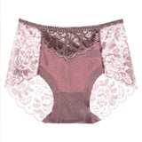 Sexy Lace Panties Women Underwear Briefs Nylon Silk for Ladies Bikini Transparent Lingerie M L XL XXL XXXL