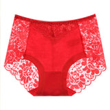 Sexy Lace Panties Women Underwear Briefs Nylon Silk for Ladies Bikini Transparent Lingerie M L XL XXL XXXL